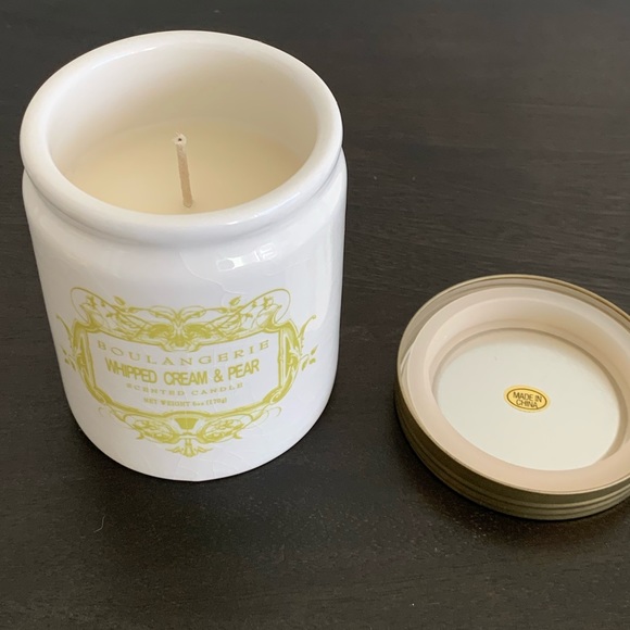 Anthropologie Whipped Cream & Pear Scented Candle - Picture 6 of 11